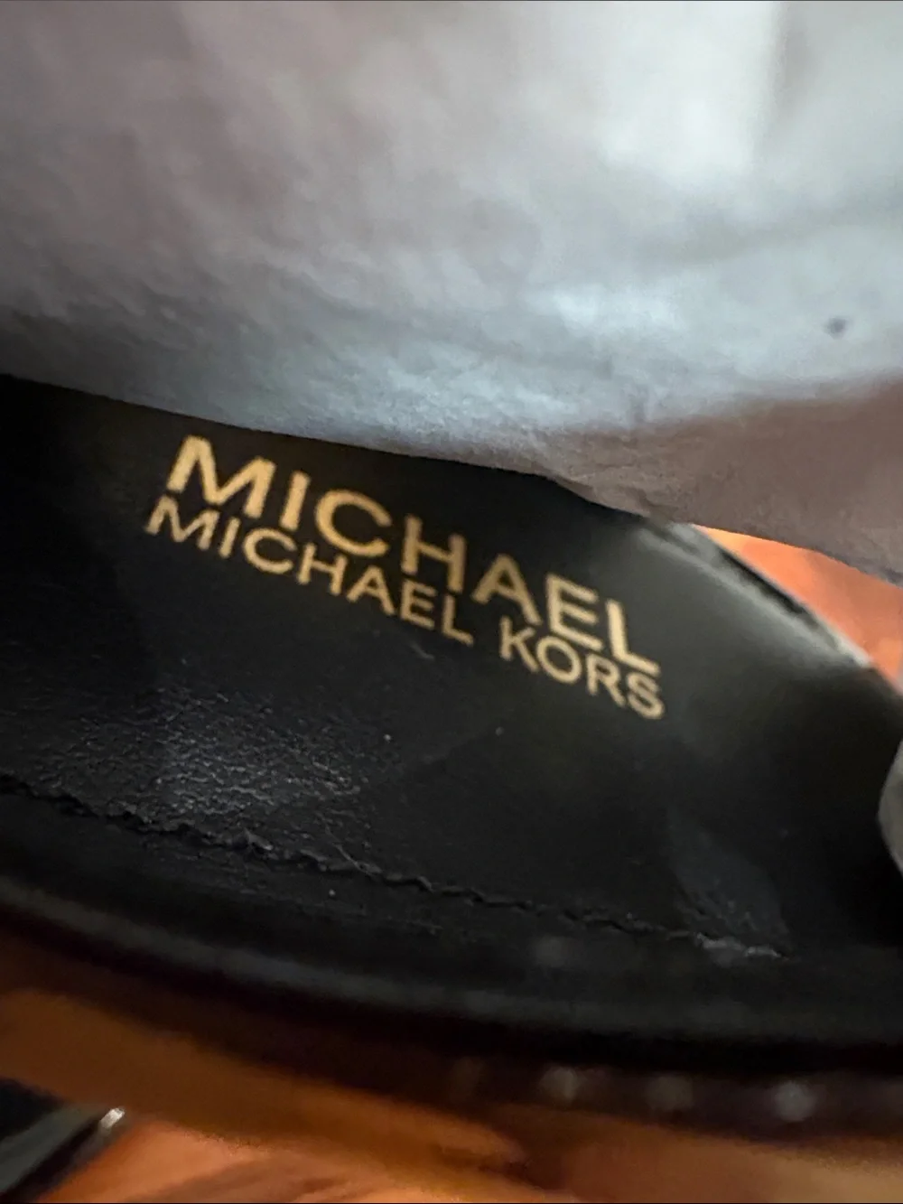 Michael Kors Black Patent Leather Strappy High Heel Sandals